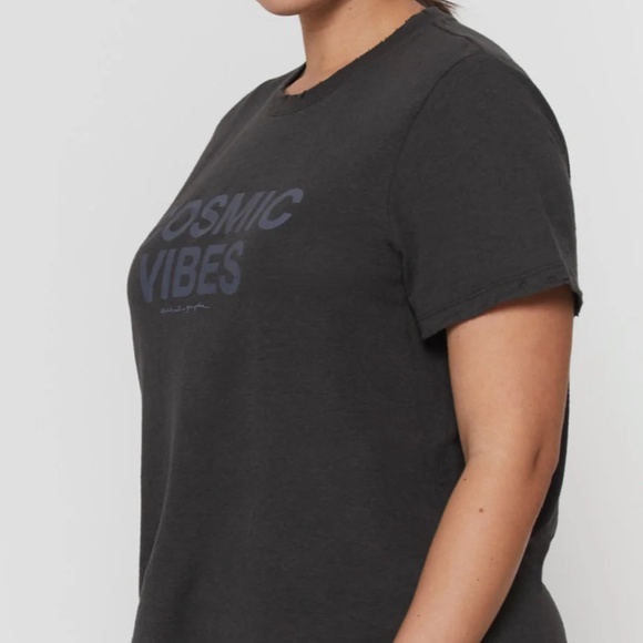 NWOT Spiritual Gangster “Cosmic Vibes” graphic print boyfriend t-shirt XS - Picture 2 of 6